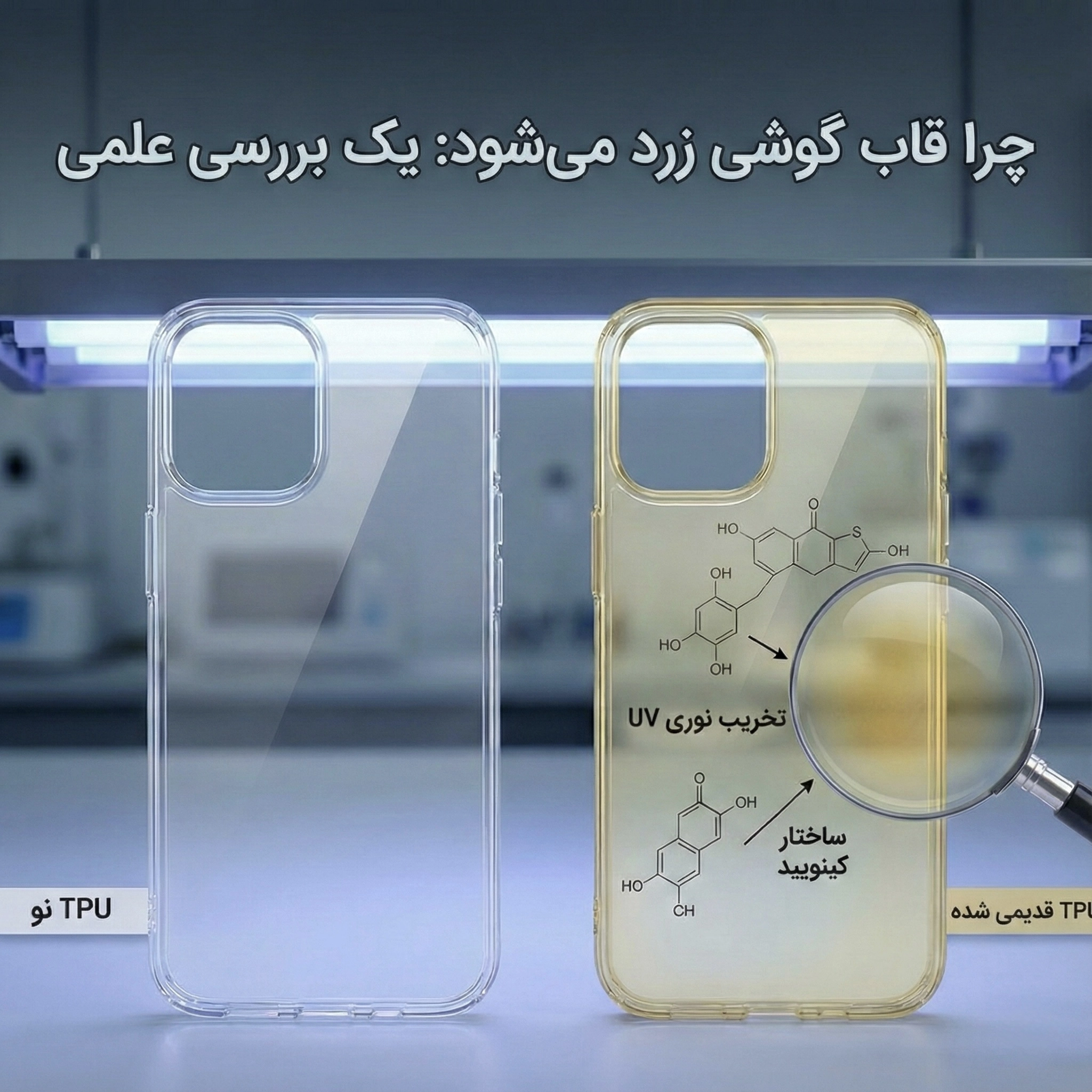 چرا قاب گوشی زرد می‌شود؟ کالبدشکافی شیمیایی و پایان دادن به شایعات