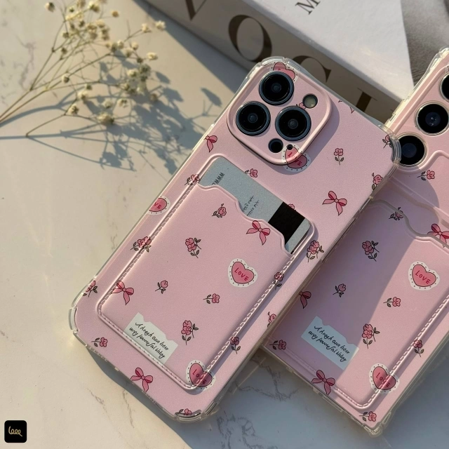 قاب گوشی جاکارتی گلدار (Pocket Case Floral)