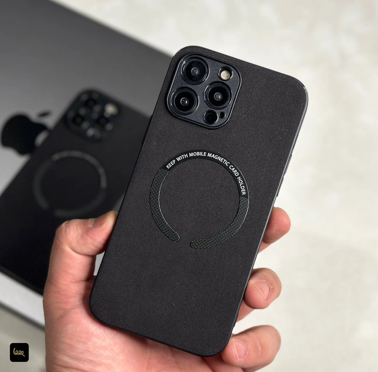  قاب آیفون مدل MagAlca | قاب آلکانتارا مگ سیف