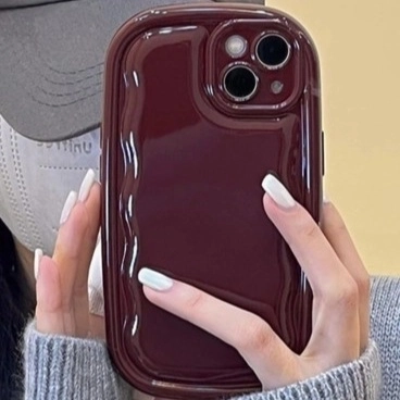 قاب گوشی لاکی قرمز (red lacquered Chubby Winyred)