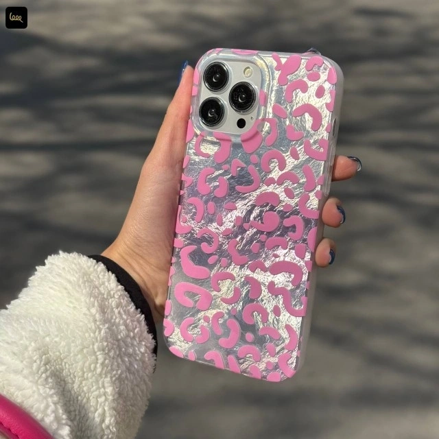 قاب گوشی پلنگ صورتی صدفی (IMD Leo Pink Shell)