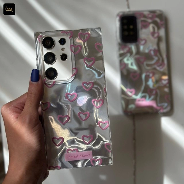 قاب گوشی واتر افکت قلبی (Water Effect Heart)