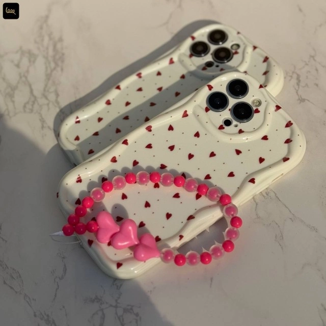 قاب گوشی قلبی ریز چری (Kawa Heart Tiny Cherry) بند به صورت جداگانه موجود می‌باشد