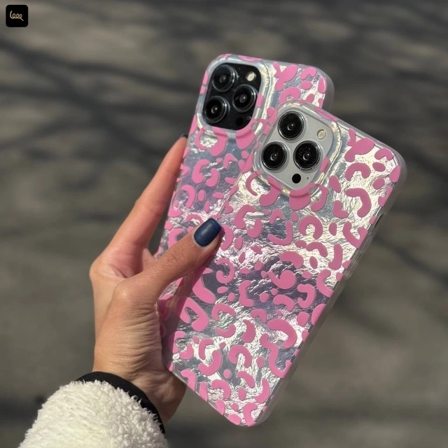 قاب گوشی پلنگ صورتی صدفی (IMD Leo Pink Shell)