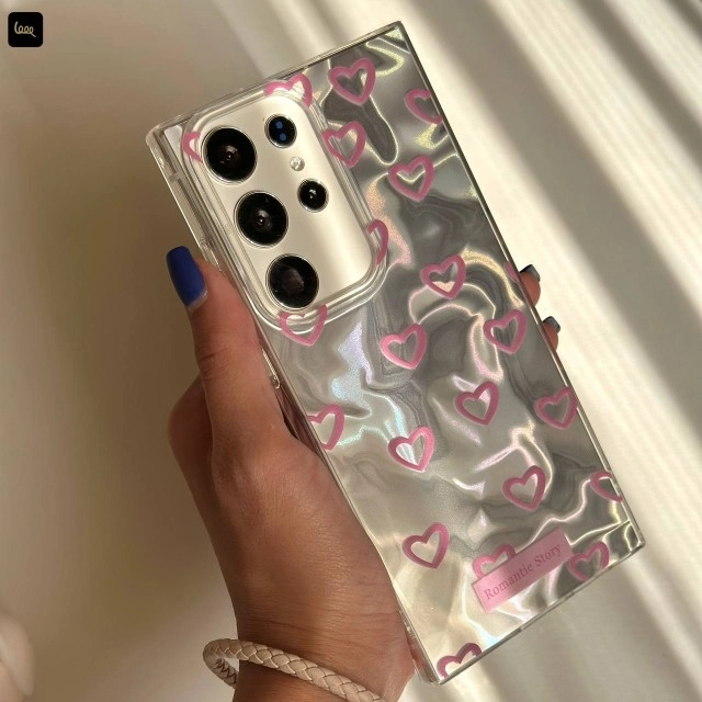 قاب گوشی واتر افکت قلبی (Water Effect Heart)