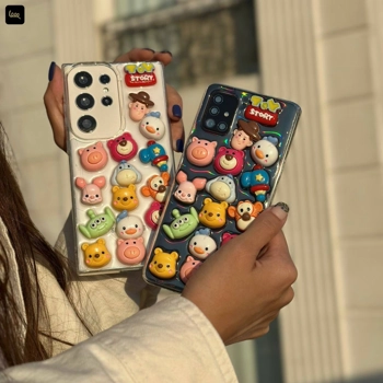 قاب گوشی Toy Story سه‌بعدی با شخصیت‌های کارتونی رنگی