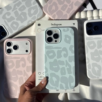 قاب گوشی سیلیکن پلنگ صورتی (Leo Pink Silicone)