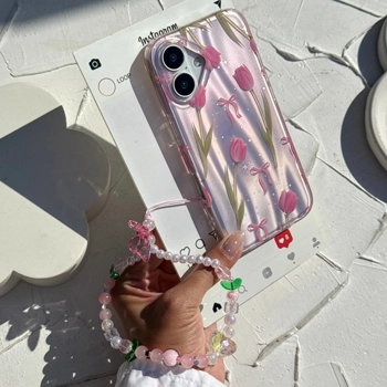 قاب گوشی لاله و پاپیون صورتی (Imd Tulip & Bowtie Pinky)