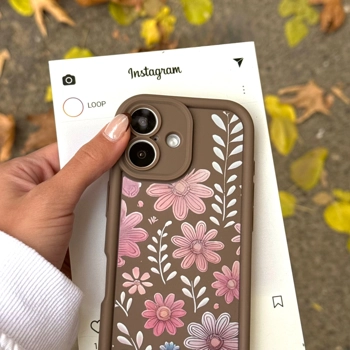 قاب گوشی موکا گلدار(Mono Mocha Floral)