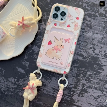 قاب گوشی خرگوش جاکارتی دار آیفون - سامسونگ - شیائومی(Pocket Rabbit)