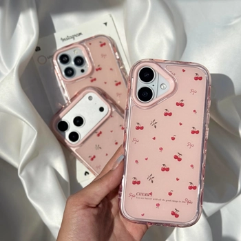قاب گوشی چری صورتی (Cherry Pinky)