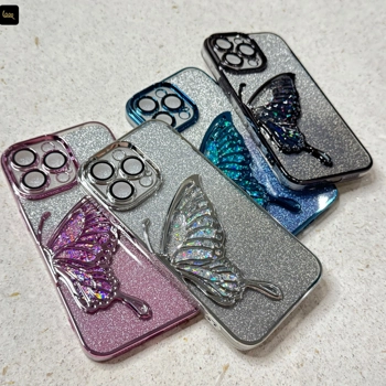 قاب گوشی پروانه آکواریومی آیفون - سامسونگ - شیائومی(Aqua Butterfly)