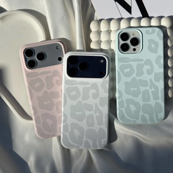 قاب گوشی سیلیکن پلنگ صورتی (Leo Pink Silicone)
