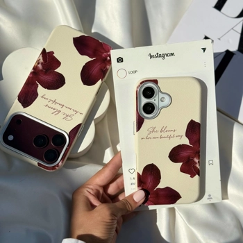 قاب گوشی ماسامی ارکید برگندی (Masa Orchid Burgundy)