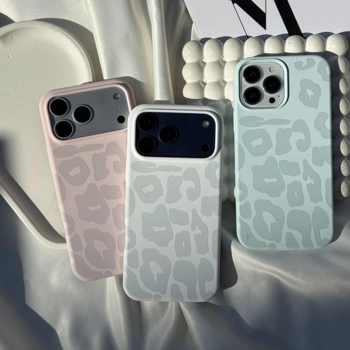 قاب گوشی سیلیکن پلنگ صورتی (Leo Pink Silicone)