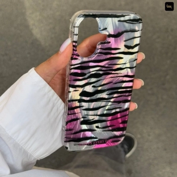 قاب گوشی موجدار زبرا ارغوانی (IMD Wave Zebra Magenta)