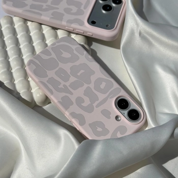 قاب گوشی سیلیکن پلنگ صورتی (Leo Pink Silicone)