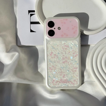 قاب گوشی لنز یخی گلدار صورتی (Lens Icy Pink Floral)