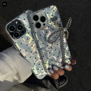 قاب گوشی واتر افکت قلبی به همراه آویز (Watereffect Tiny Heart + Pendant)