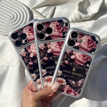 قاب گوشی ال وی کیس گلدار (Lv Floral Black)