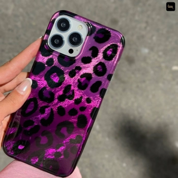 قاب گوشی پلنگی بنفش توپاز (Imd Leo Purple Topaz)