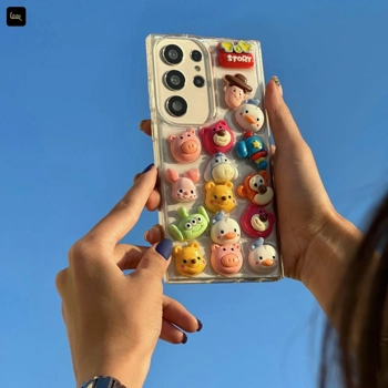 قاب گوشی Toy Story سه‌بعدی با شخصیت‌های کارتونی رنگی
