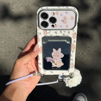 قاب گوشی کلاسیکارد خرگوشی گلدار یاسی (Classicard Rabbit Floral Lilac)