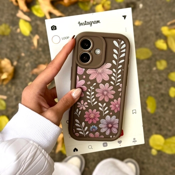 قاب گوشی موکا گلدار(Mono Mocha Floral)