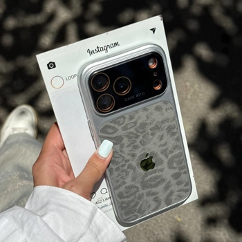 قاب گوشی پلنگی لنز (Leo Lens)