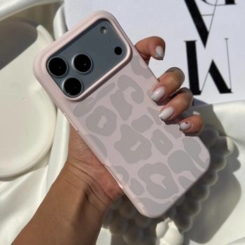 قاب گوشی سیلیکن پلنگ صورتی (Leo Pink Silicone)