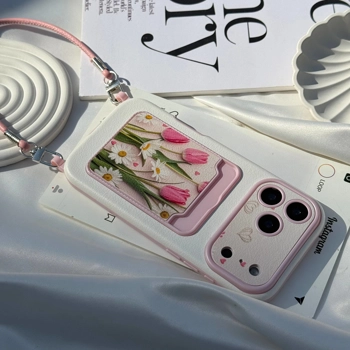 قاب گوشی کلاسیککارد لاله و بابونه (Classicard Tulip Choko)