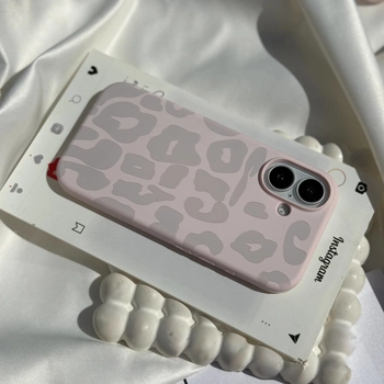 قاب گوشی سیلیکن پلنگ صورتی (Leo Pink Silicone)