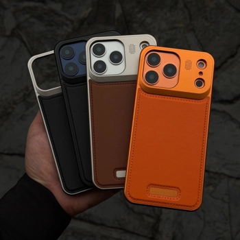 قاب گوشی سوپر آلومینیوم چرمی آیفون - سامسونگ (Super Aluminium Leather)