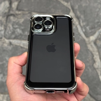 قاب گوشی ایرکوشن مشکی سیلور (Aircosion Silver Black Case)