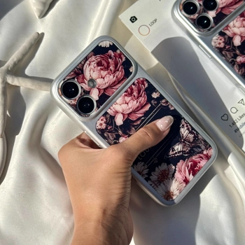 قاب گوشی ال وی کیس گلدار (Lv Floral Black)