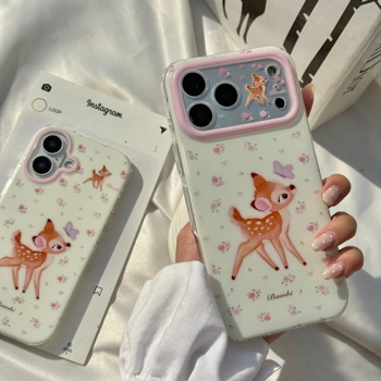 قاب گوشی آهو بامبی گلدار (Imd Bambi Floral)