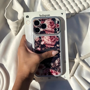 قاب گوشی ال وی کیس گلدار (Lv Floral Black)