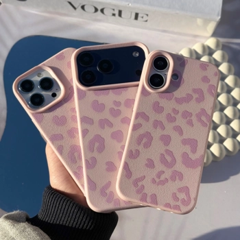 قاب گوشی پلنگی صورتی (Leo Pink Tp)