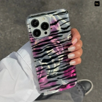 قاب گوشی موجدار زبرا ارغوانی (IMD Wave Zebra Magenta)
