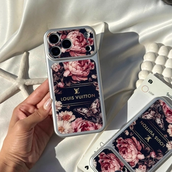 قاب گوشی ال وی کیس گلدار (Lv Floral Black)
