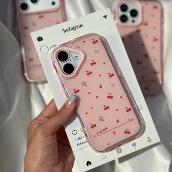 قاب گوشی چری صورتی (Cherry Pinky)