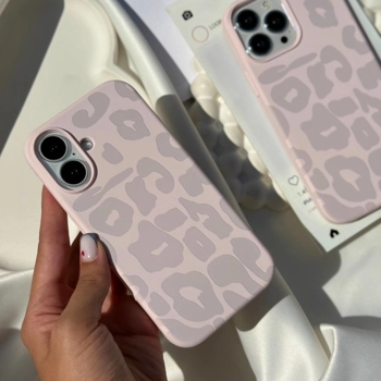 قاب گوشی سیلیکن پلنگ صورتی (Leo Pink Silicone)