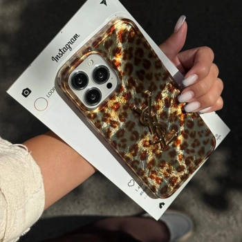 قاب گوشی چیتا به همراه لوگو فلزی (Imd Cheetah YSL)