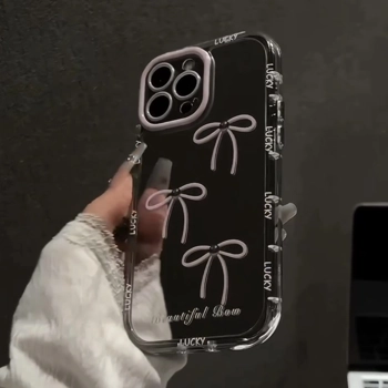 قاب آیفون پاپیون آینه‌ای (Bowtie Mirror Case)