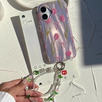 قاب گوشی لاله و پاپیون صورتی (Imd Tulip & Bowtie Pinky)