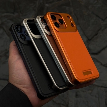 قاب گوشی سوپر آلومینیوم چرمی آیفون - سامسونگ (Super Aluminium Leather)