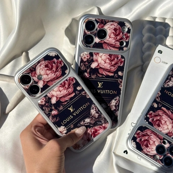 قاب گوشی ال وی کیس گلدار (Lv Floral Black)