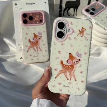 قاب گوشی آهو بامبی گلدار (Imd Bambi Floral)