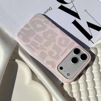 قاب گوشی سیلیکن پلنگ صورتی (Leo Pink Silicone)