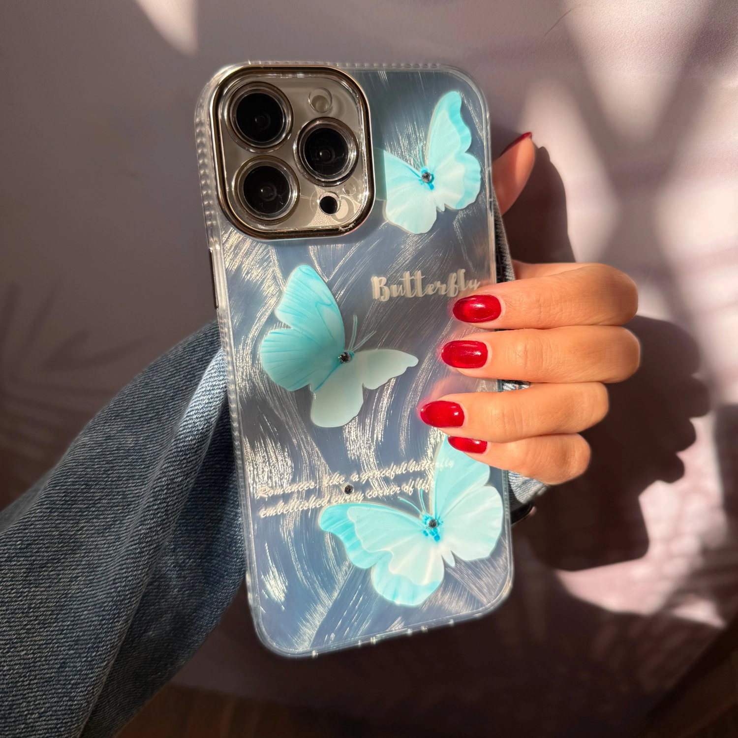 قاب گوشی پروانه موجدار فیروزه ای (Wave Butterfly Cyan) قاب گوشی پروانه موجدار فیروزه ای (Wave Butterfly Cyan)